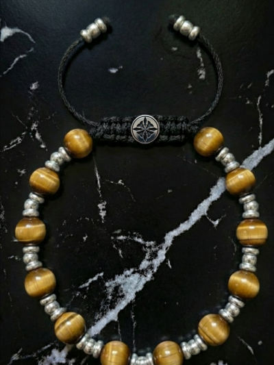 Brazalete Imperial Ojo Tigre Amarillo
