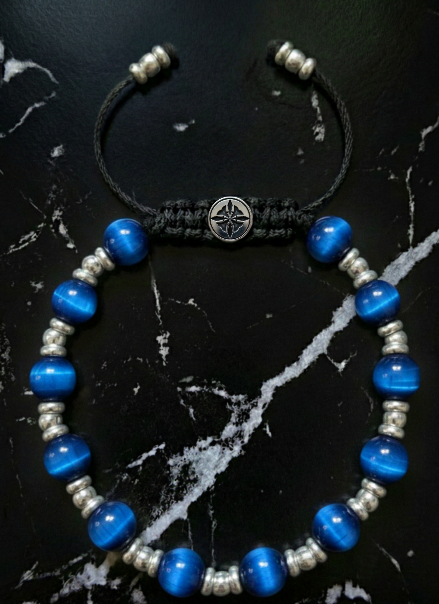 Brazalete Imperial Ojo Tigre Azul