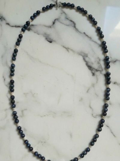 Collar Clásico Ojo Tigre Oscuro