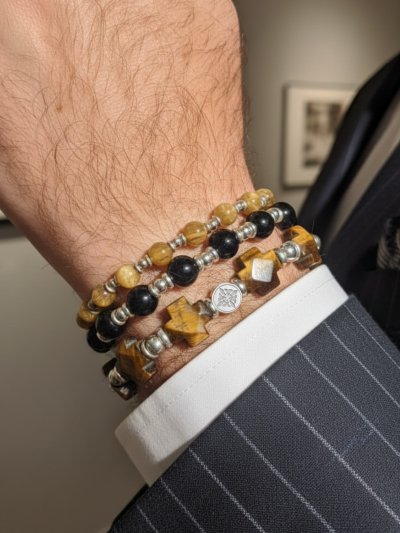 Brazalete Imperial Ojo Tigre Oscuro