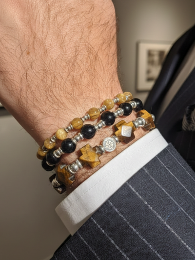 Brazalete Imperial Ojo Tigre Oscuro